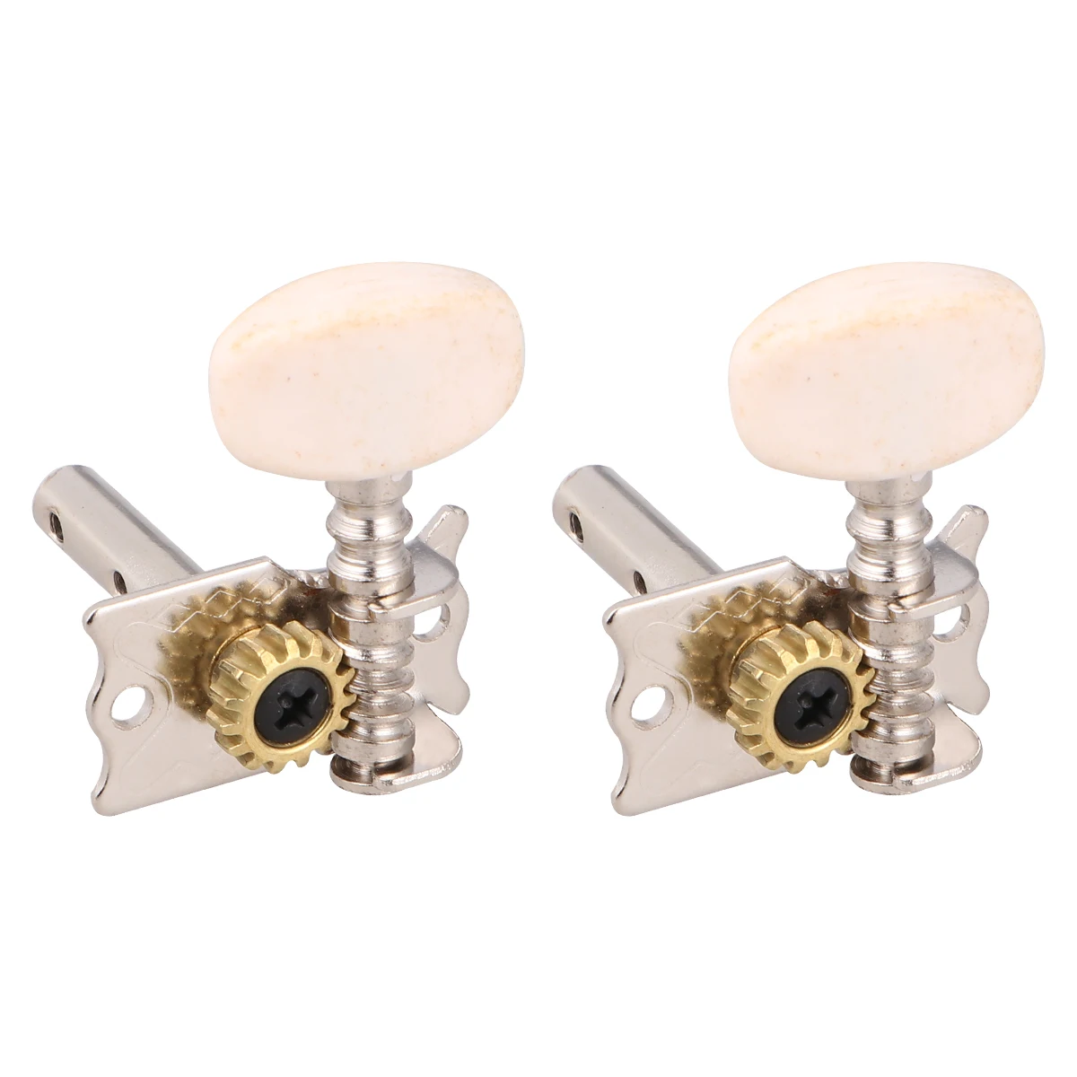 

6 PCS Guitar String Reel Tuning Pegs Vintage Machine Heads Acoustic Tuners Tool Wooden Knurled Knobs