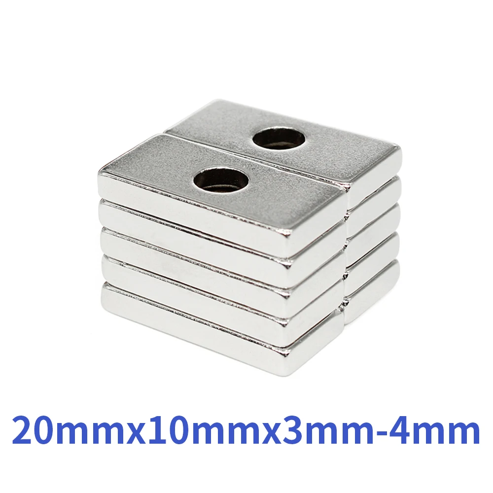 

20x10x3-4 мм супер сильный квадратный магнит для домашних холодильников, офисов DIY 20*10*3-4
