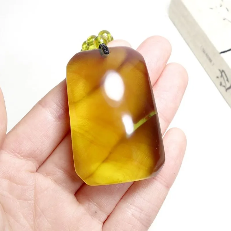 Dominican Lamper Safe Plague Pendant Amber Honey Wax Simple Versatile Pendant