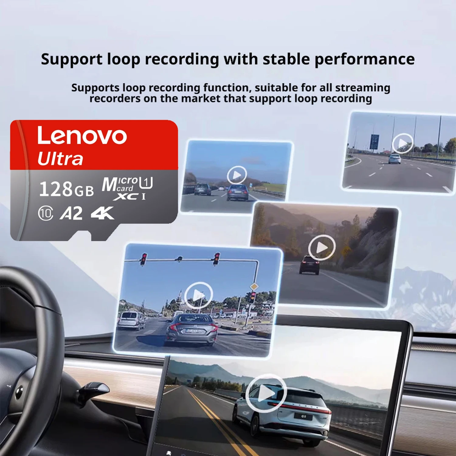 Lenovo High Speed Micro SD Card 512GB 4K Full HD Video SD Card for Phone GoPro Action Camera 64GB 128GB 256GB Memory Card - view 4