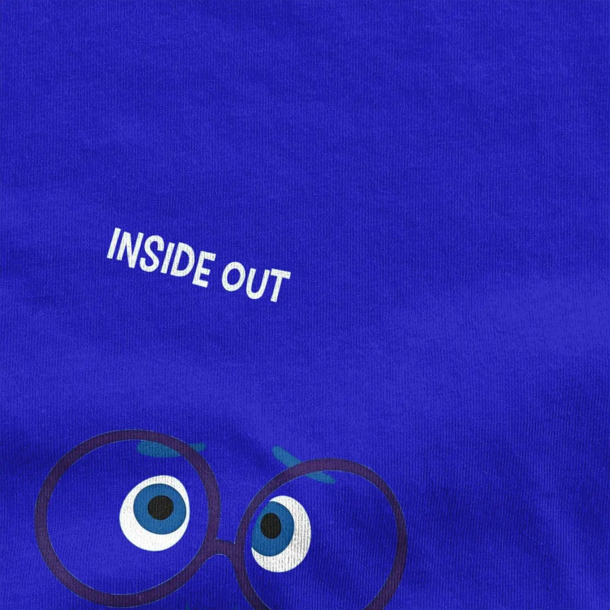 Inside Out Character Of Riley Joy Sadness Anger Disgust Fear T-Shirt Short Sleeve Y2K Fun Tops  Cotton O-Neck Plus Size Top Tees