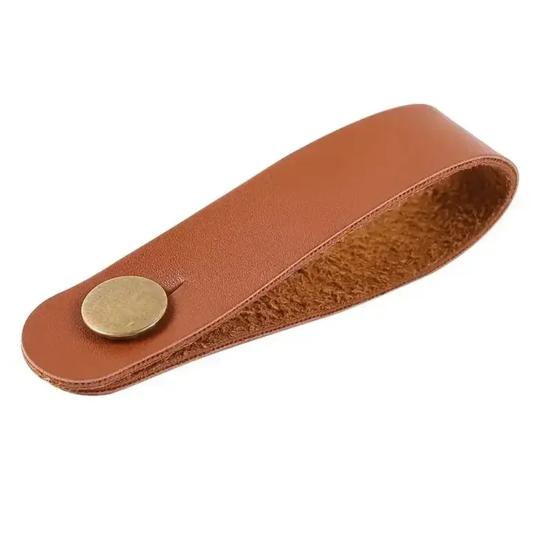 1Pc Vintage Leather Guitar Strap Button Headstock Adapter Latch for Acoustic Electric Bass Ukulele
