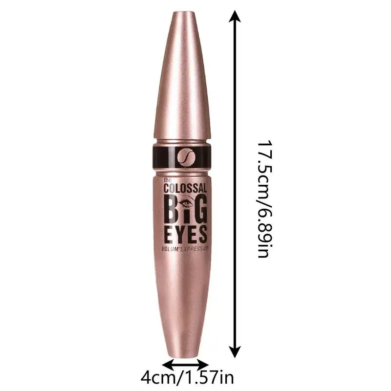 Mascara noir waterproof pour femme, maquillage professionnel, longueur des cils, volume supplémentaire, cils naturels, outils féminins, grande taille