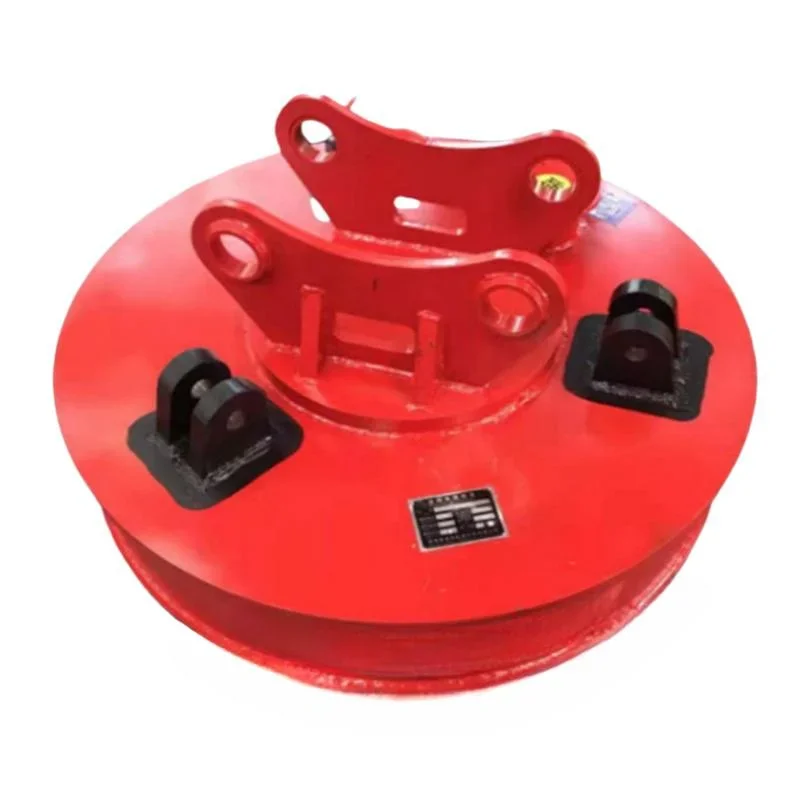 Hydraulic Magnet Lift For Excavator And Crane Electric Lifting Magnet for Mine Operation Reinforcement Metal Casting Handling