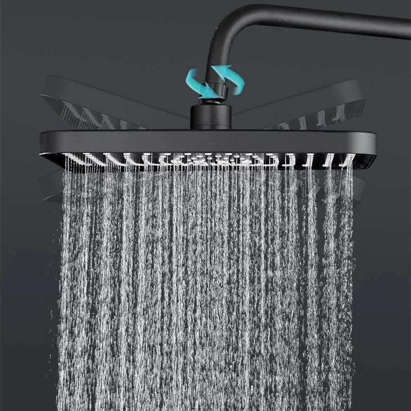 Rainfall Shower Head Large Flow Supercharge Rainfall Showerhead Bathroom Faucet Replacement Parts Home Hotel Shower Accessories