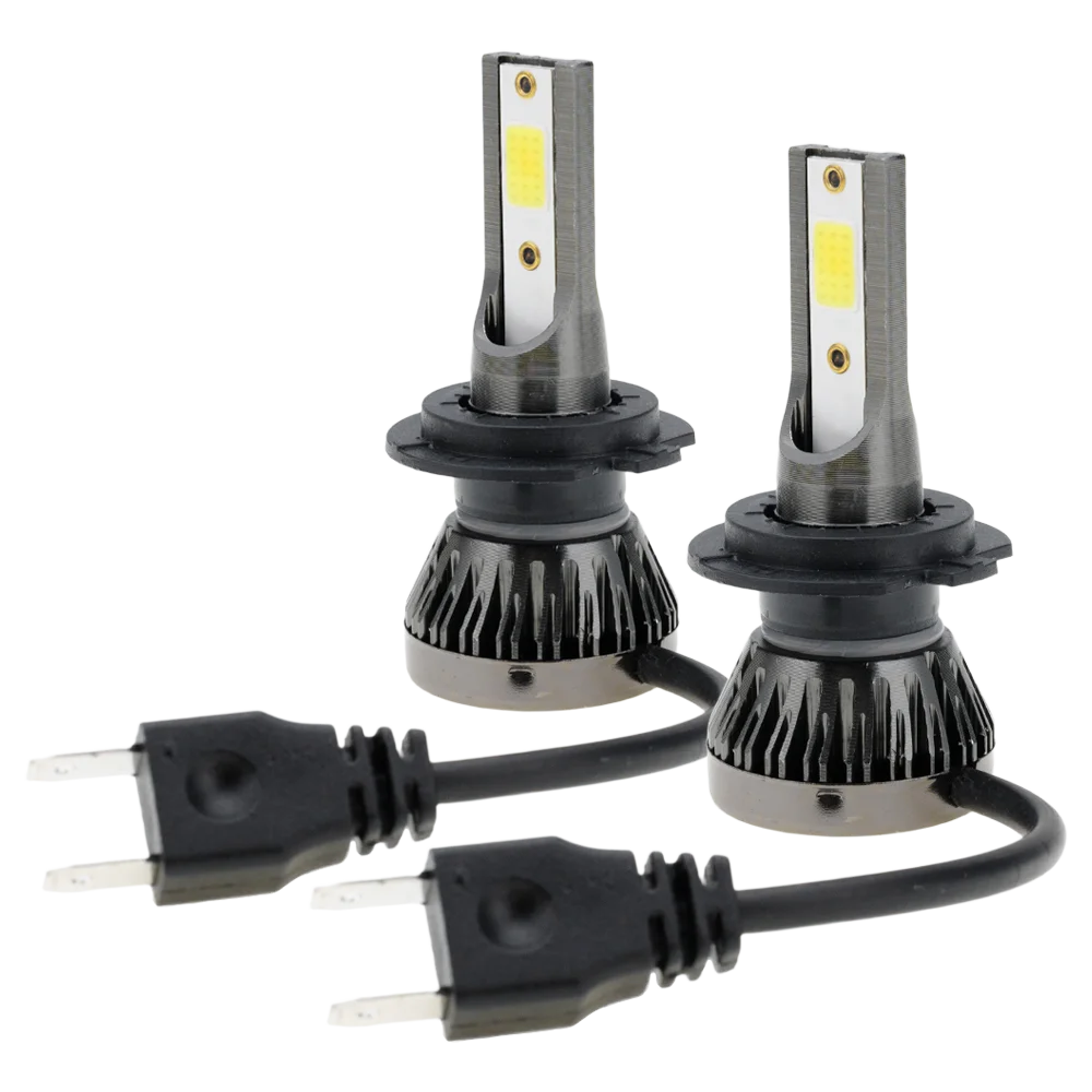 2Pcs H7 Led Light Lamp Bulb High/Low Beam Canbus 6000k White 8000lm 25W For MERCEDES-BENZ C-CLASS T-Model W203 W204 S204 CL203
