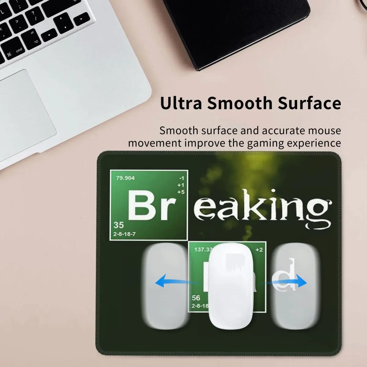 ブレイキング・バッド ハイゼンベルク マウスパッド コンピューターキーボード マウスマット ゲーム用PC ラップトップ デスクマット オフィスアクセサリー テーブルマット