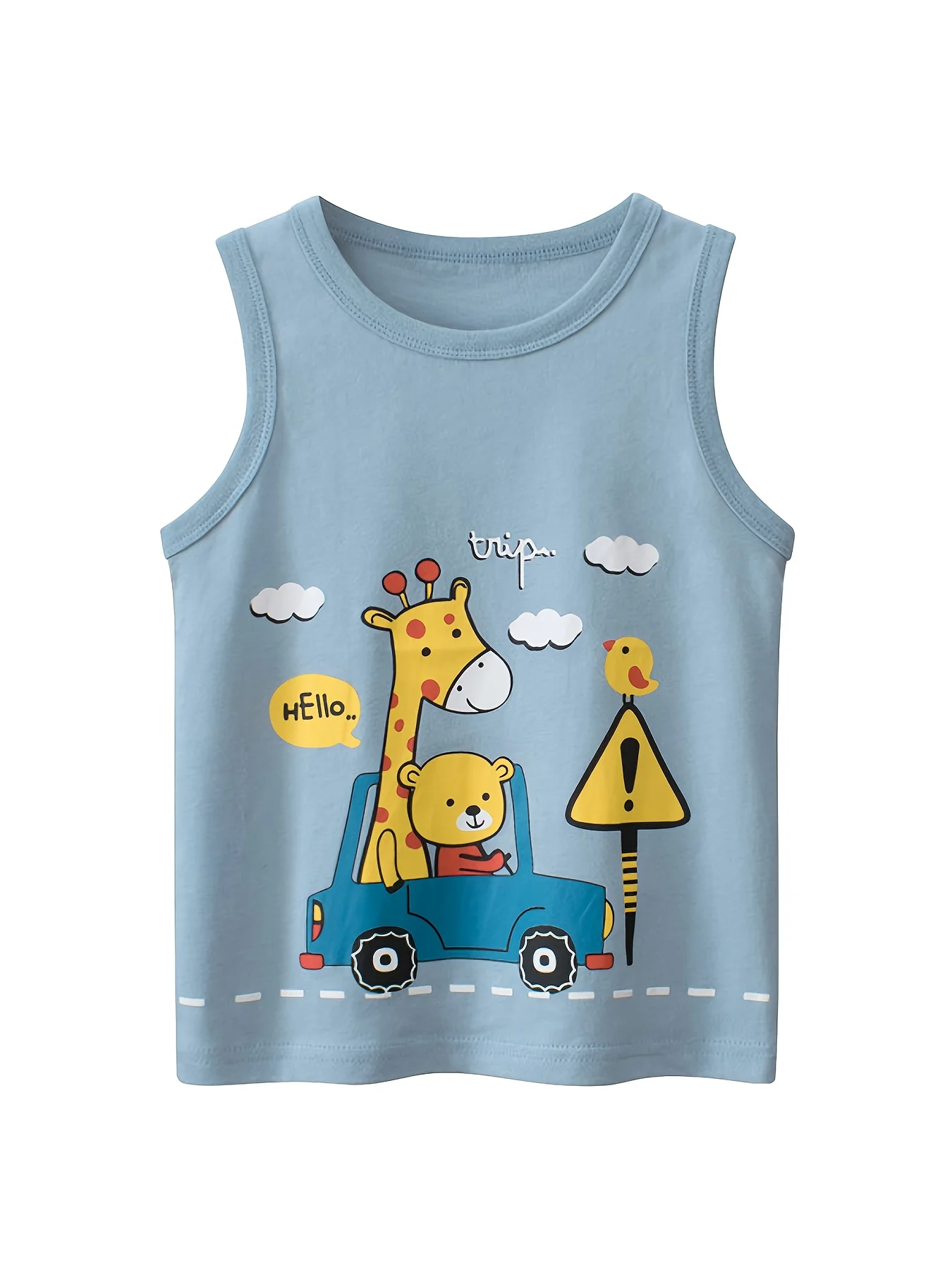 

Майки для маленьких мальчиков, майки с жирафом, летняя одежда без рукавов