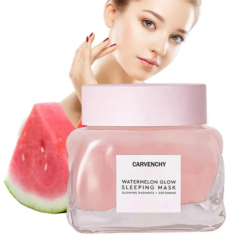 Watermelon Face Moisturizer Face Moisturizer For Oily Skin Hydrating Overnight Face Skin Care With AHAs Hyaluronic Acid 50ML