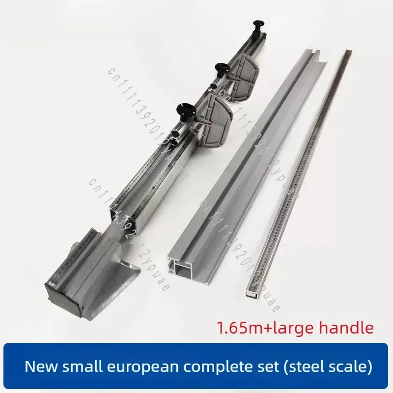 Precision Panel Saw Telescopic Fence, Woodworking Table Saw Backer, Adjustable Positioning Board for Material Cutting