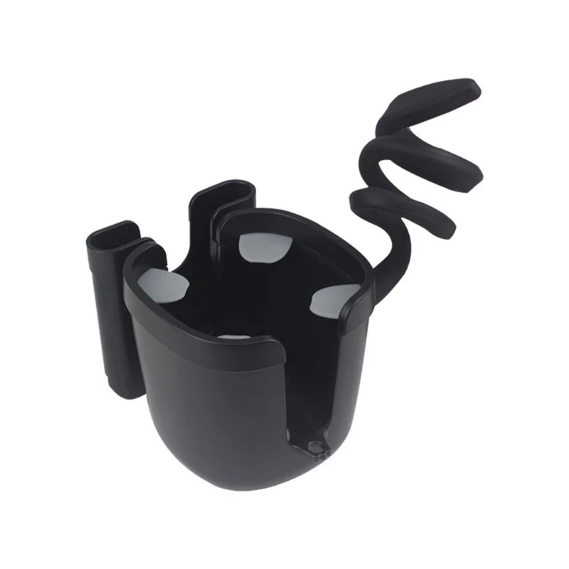 

Stroller Drink Beverage Holder with Phone Holder Bottle Organiser for Stroller Wheelchair Walker Pushchair Cup Holder