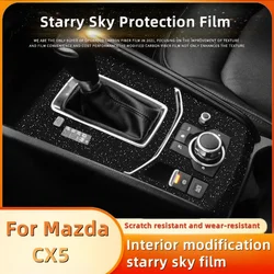 For Mazda CX5 CX-5 Starry Sky Film Interior Modification Central Control Instrument Screen Protective Film Car Accessories