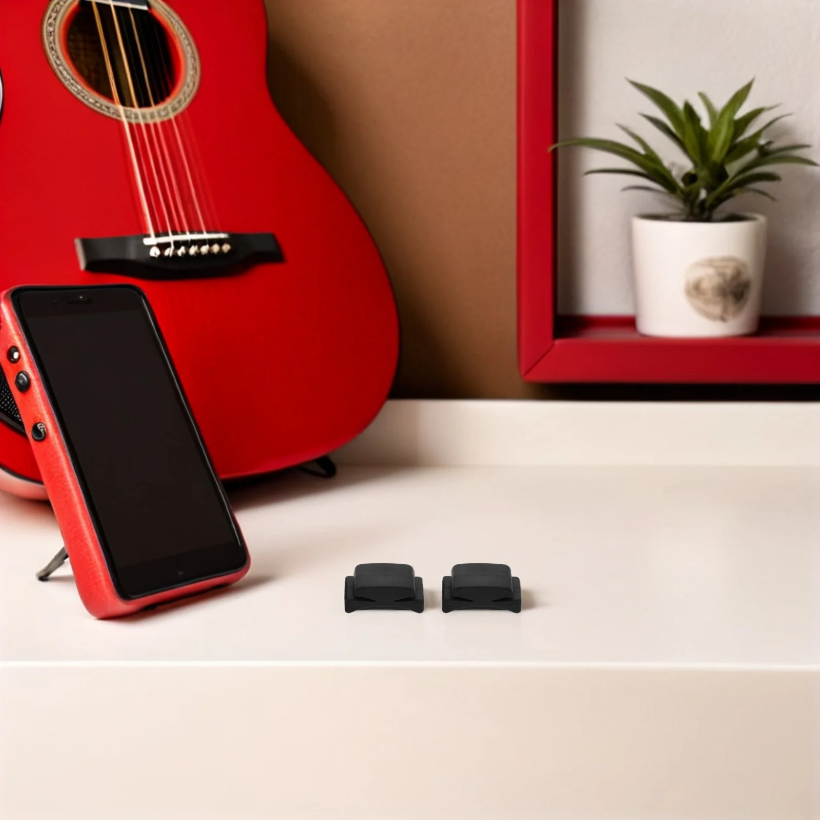 

5 Pcs Multi-instrument Paddle Holder Guitar Pick Storage Base Picks Organizer Electric Headstock Rubber Plectrum Display Stand
