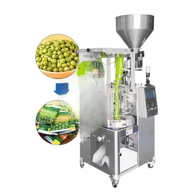 Maquina Empacadora Y Selladora Vertical De Granos Alimentos Bolsas Frijol Arroz Automatic De Sachet Pellet