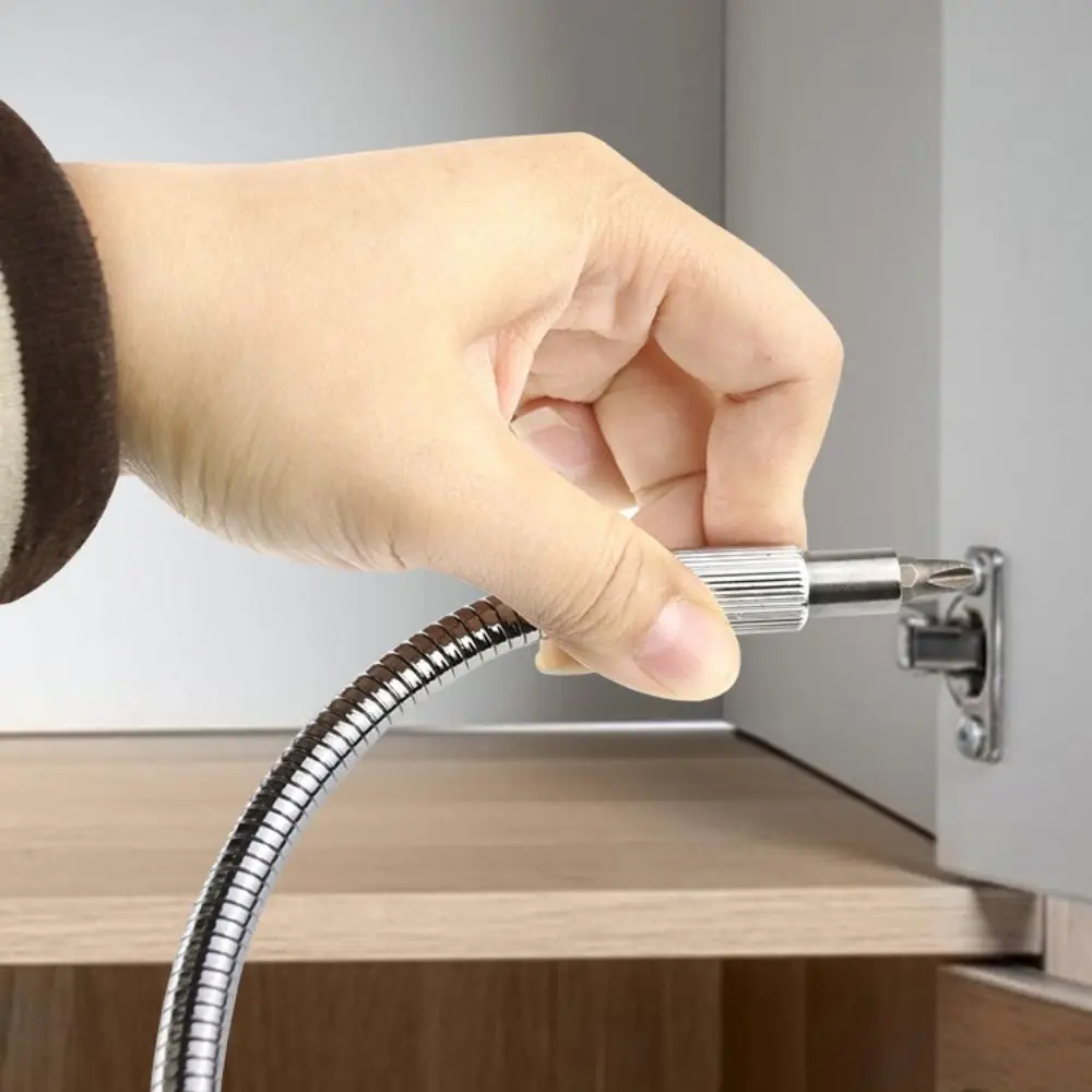 

Портативный держатель бит с гибким валом, шестигранный, 1/4, шатун для бит 150-400 мм, универсальная отвертка с несколькими углами, удлинитель