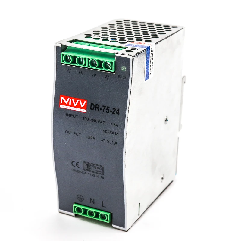 

High Stability AC DC 220VAC Industrial Automation Plc Pac Dedicated Controllers 0-10V 24V 600W DIN Rail Power Supply Switching