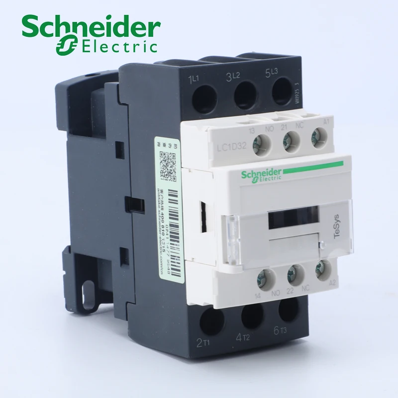 Schneider Electric 3P 32A AC Contactor LC1D32M7C LC1D32CC7C LC1D32B7C LC1D32E7C LC1D32F7C LC1D32Q7C