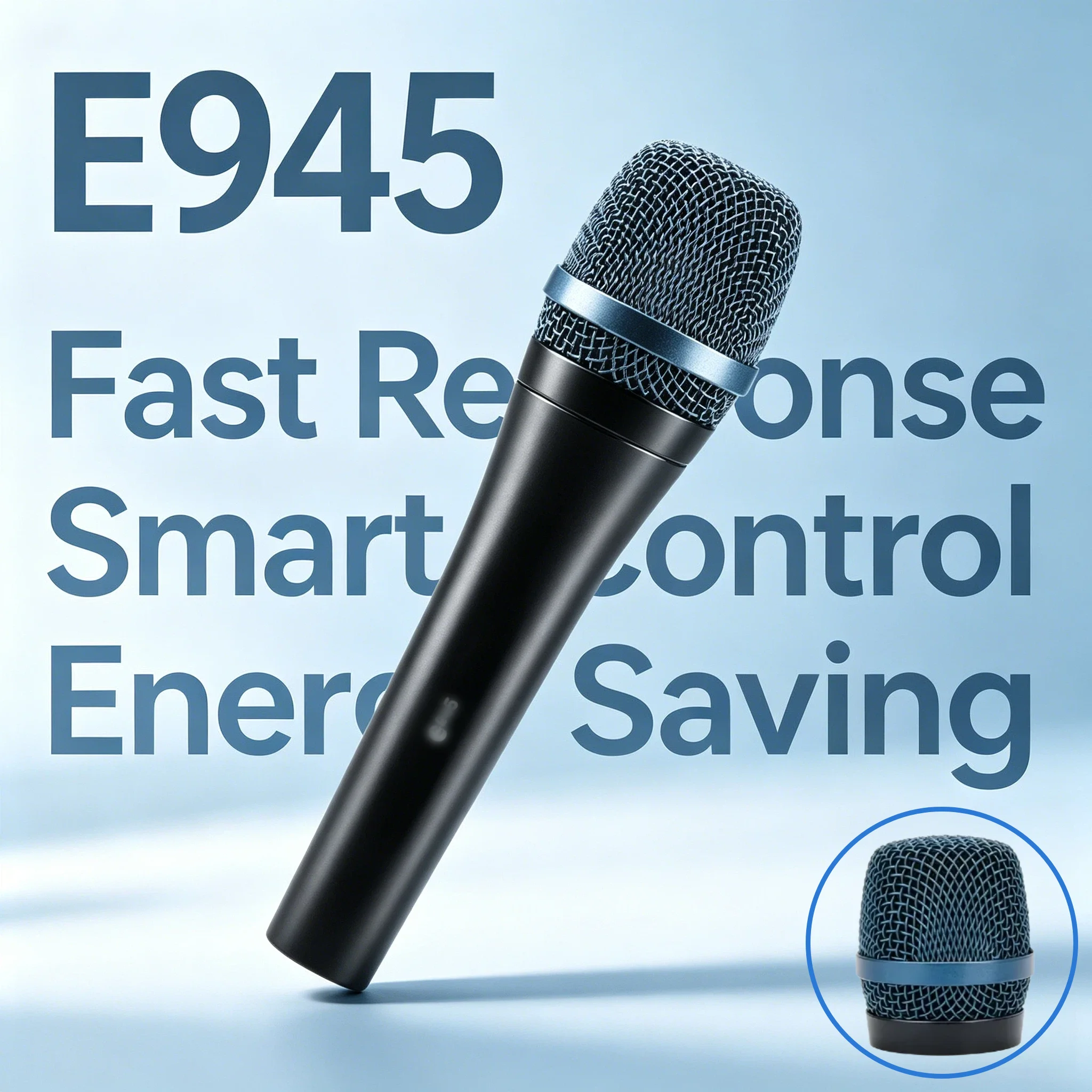 E945 Dynamic Super Cardioid Handheld Vocal Mic Professional Live Sound Singing KTV Home Studio Streaming 3 Pieces Wholesale