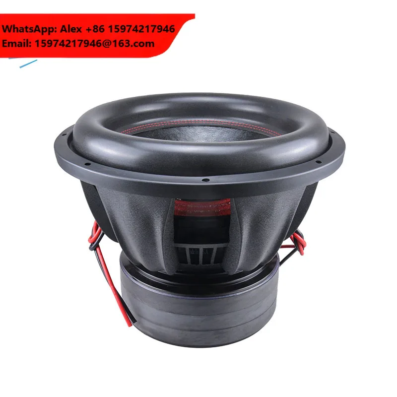 FUWEI Factory Customized 6000 Watt 15 Inch Car Subwoofer 3 Magnets Dule Voice Coil 2ohm+2ohm Car Subwoofer Speaker Accessories