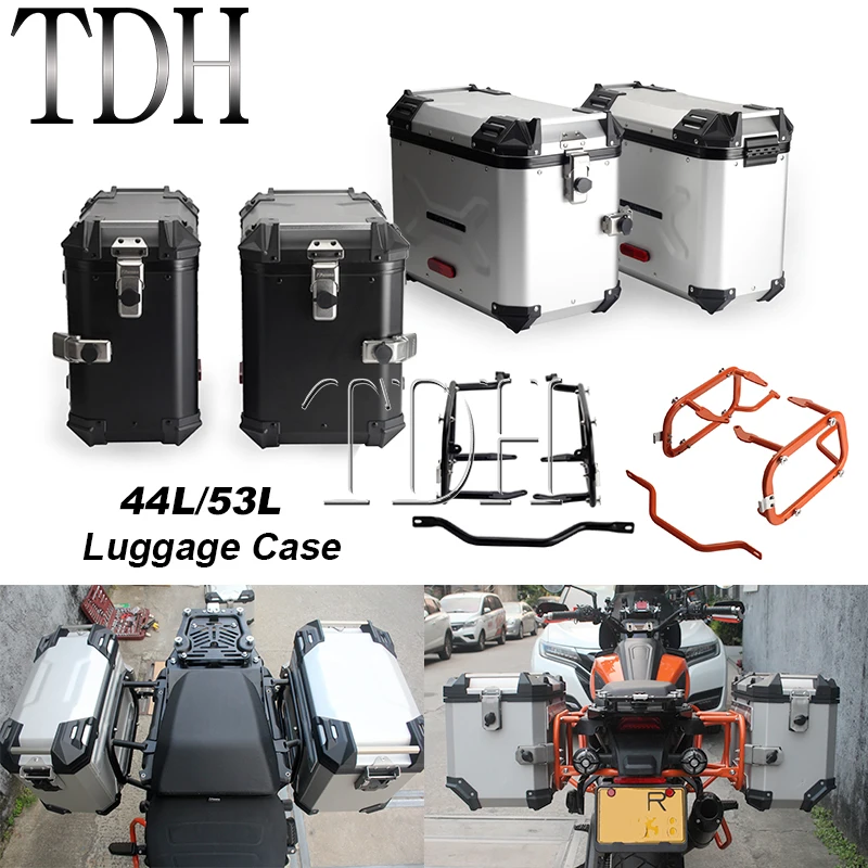 

44L 53L Motorcycle Side Boxs Luggage Tank Tail Tool Bag Motorbike Side Box 90202088 For Harley Pan America 1250 RA1250 2021-2024