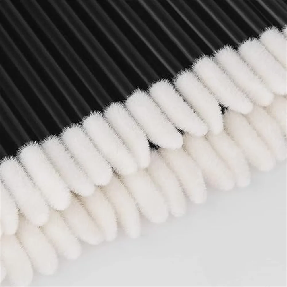 Großhandel 50/100 stücke Einweg Wimpern Pinsel Mascara Applikator Zauberstab Augen Lip Kosmetik Pinsel Verlängerung Kosmetik Make-up-Tools