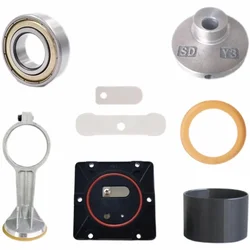 Oil-Free Air Compressor Accessories Mute Air Pump Connecting Rod Bearing Packing Leather Cylinder Valve Plate Cylinder Liner
