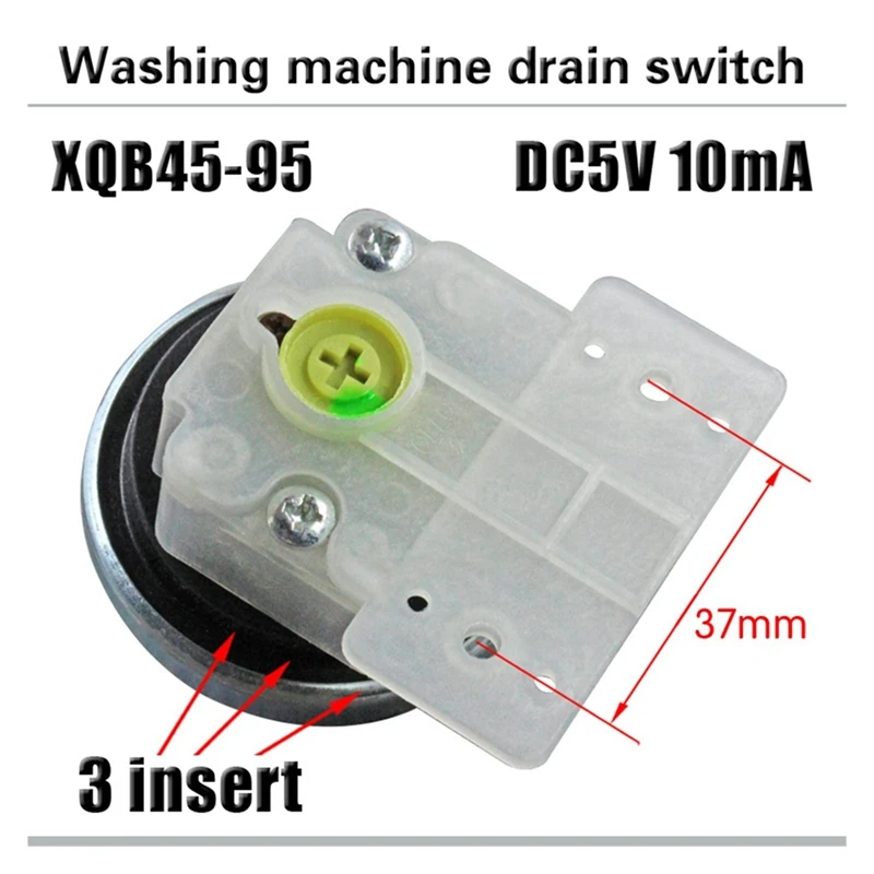 XQB45-95 DC5V 10Ma Lavatrice Interruttore livello acqua Lavatrice Sensore livello acqua Sensore automatico