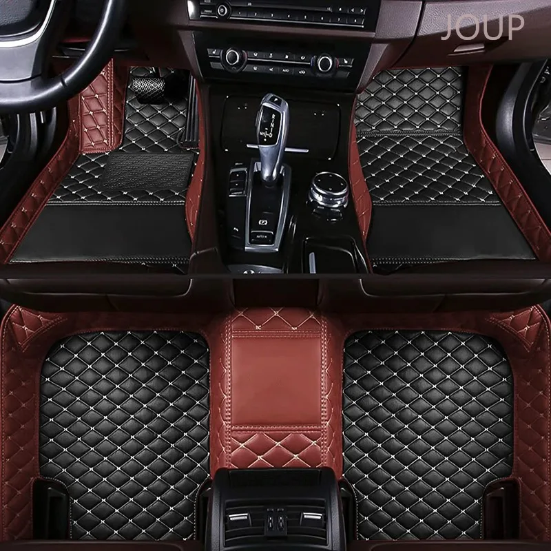 

Custom Car Floor Mats for Volkswagen Vw Touareg 2011-2018 Year Eco-friendly Leather Car Accessories Interior Details