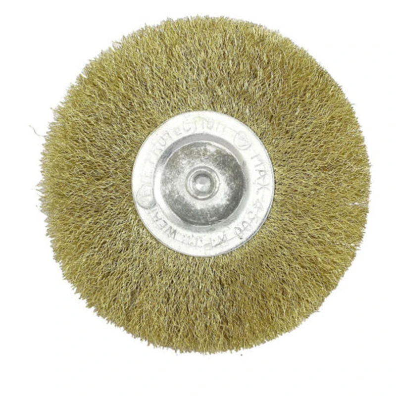 

Crimped Wire wheel brush Grinder Deburring Derusting Rotary Descaling Grinding Accessories Replacement Metal Rust