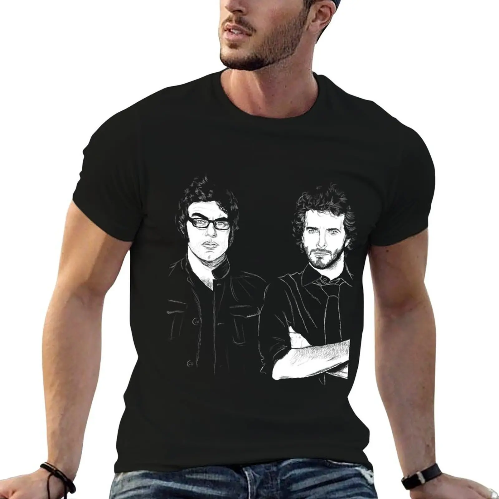 Camiseta transparente y blanca FOTC, camisetas estampadas para hombre, camisetas de algodón para hombre, camiseta divertida de algodón para hombre