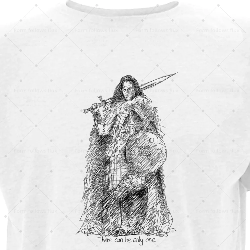 

2026 men T-Shirt Hoodie Highlander Films and TV SciFi Hand Drawn Comic style Unisex S-6XL Plus Size Friendly