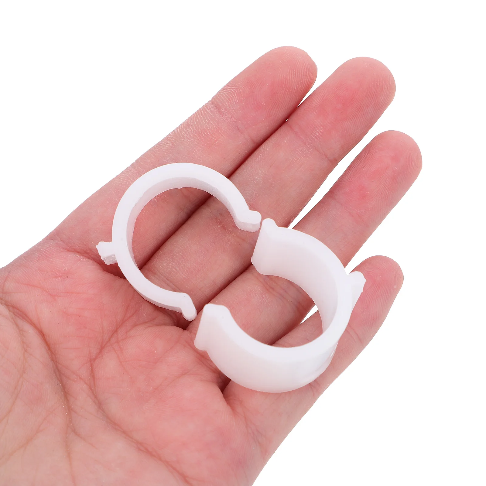 

20Pcs Curtain Rod Brackets Heavy Duty Mounts for Wall Ceiling Drapery Rod Supports Non-Slip Curtain Pole Holders