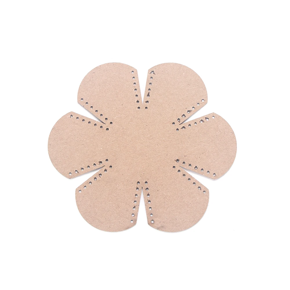 QJH Handmade Leather Art Leather Small Storage Tray Layout Drawing DIY Acrylic Kraft Paper Pattern Making Template