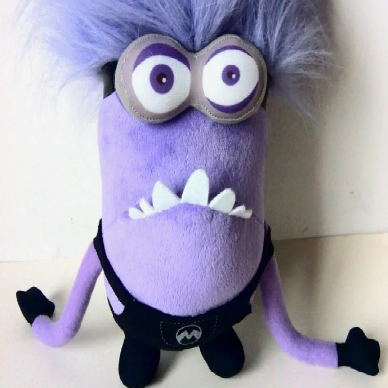 Despicable Me Movie Peripheral Little Yellow Man Plush Doll Fun Cute Anime Purple Minions Stuffed Toys Xmas Gifts for Kids