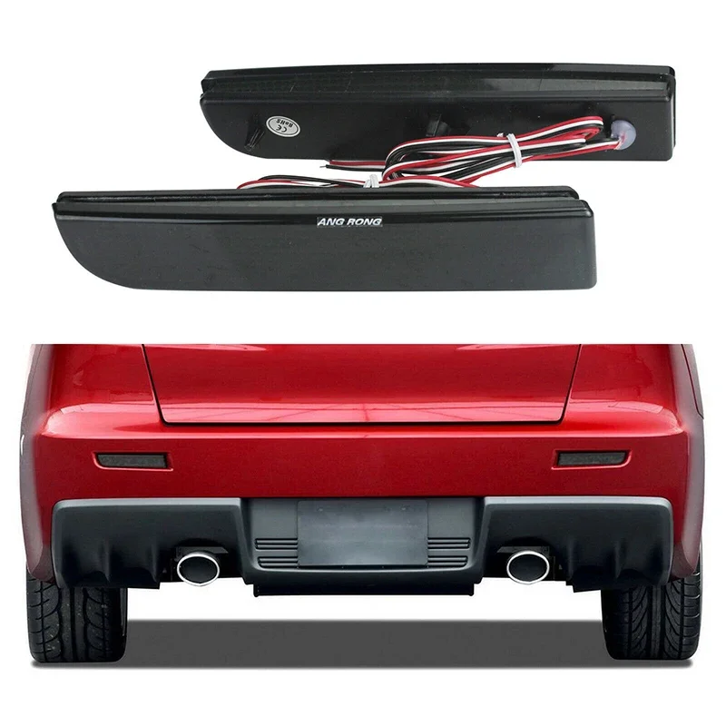 

For Mitsubishi Lancer Evo X Outlander 1 Pair Car Rear Bumper Lights High Quatity Car Led Day Running Light Tail Brake Lamp Parts