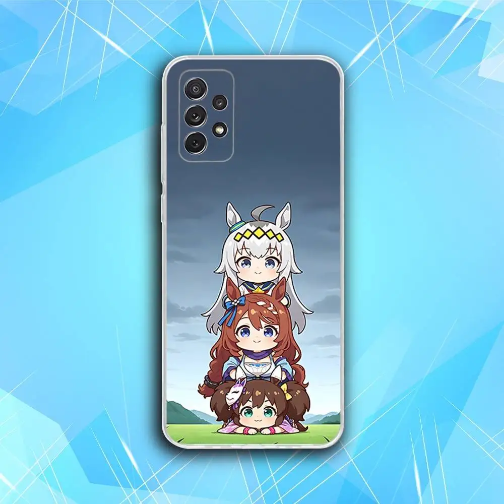 حافظة هاتف جميلة ديربي أوما موسومي لهاتف سامسونج S30,23,21,22,20، FE lite، S10،9،8،7 PIus Note20 Ultra شفافة #6