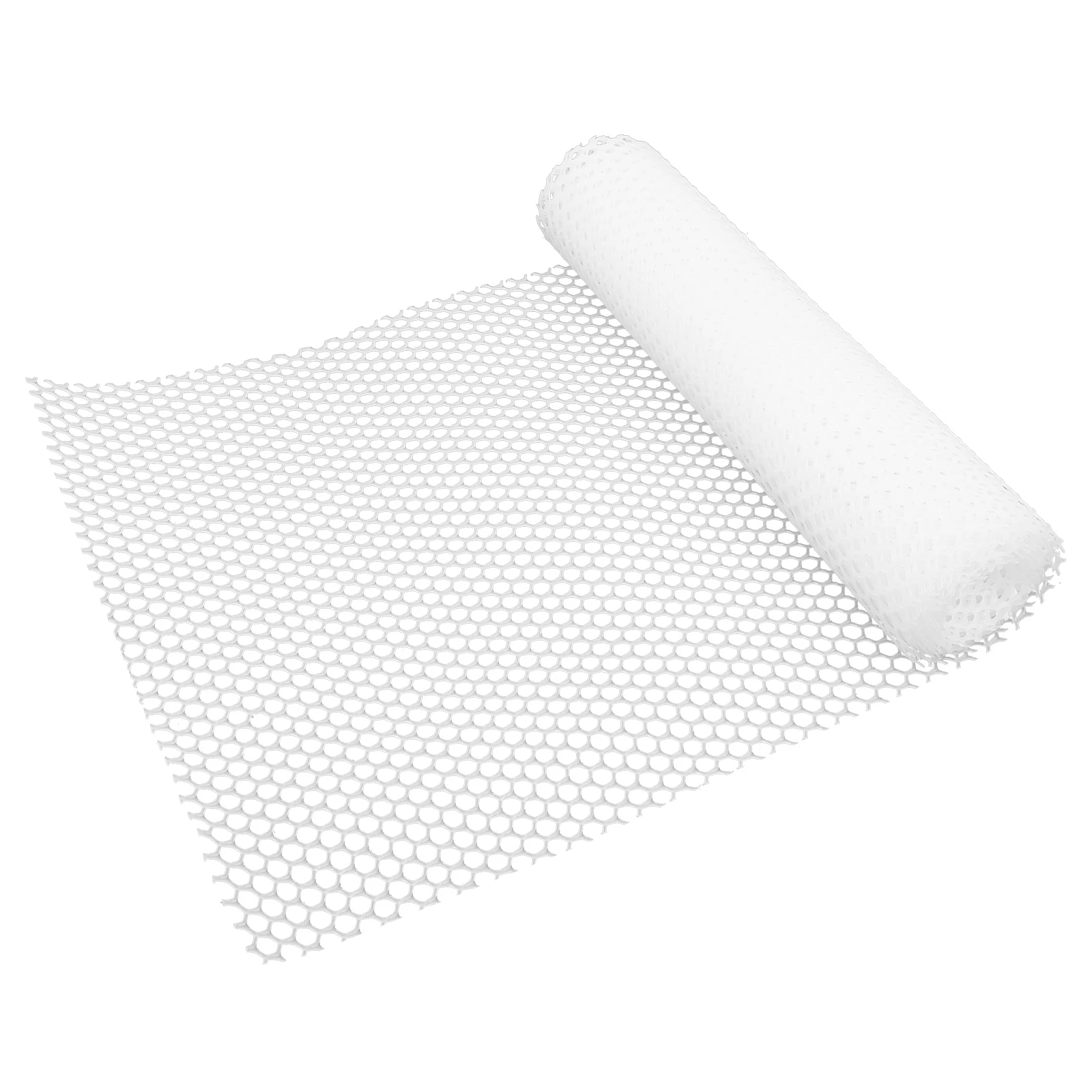 

Garden 04x3m White Plastic Poultry Fence Netting Mesh Fencing Temporary Setup Safety Net Sturdy Texture Garden Decor Balcony