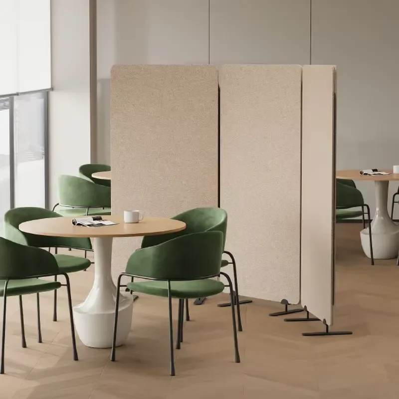 OEKO-TEX Standard 100 Polyester Acoustic Office Partition Privacy Protection Soundproof PET Acoustic Office Screen