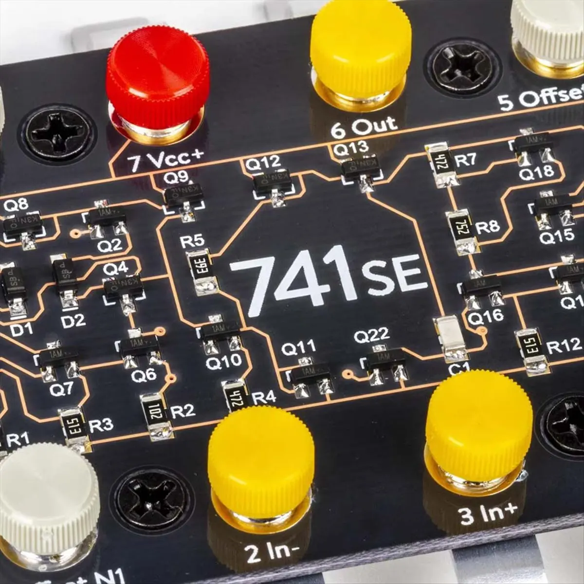 ABUQ NEUES 741-Lernset für Operationsverstärkerprinzipien, Transistor-, Fertigung-, Chip- und Analogschaltungskomponenten