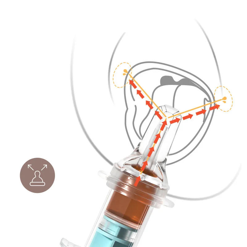 Портативная кормушка для младенцев с пипеткой, безопасный силиконовый полипропиленовый шприц, без БФА, кормушка для хранения лекарств для малышей