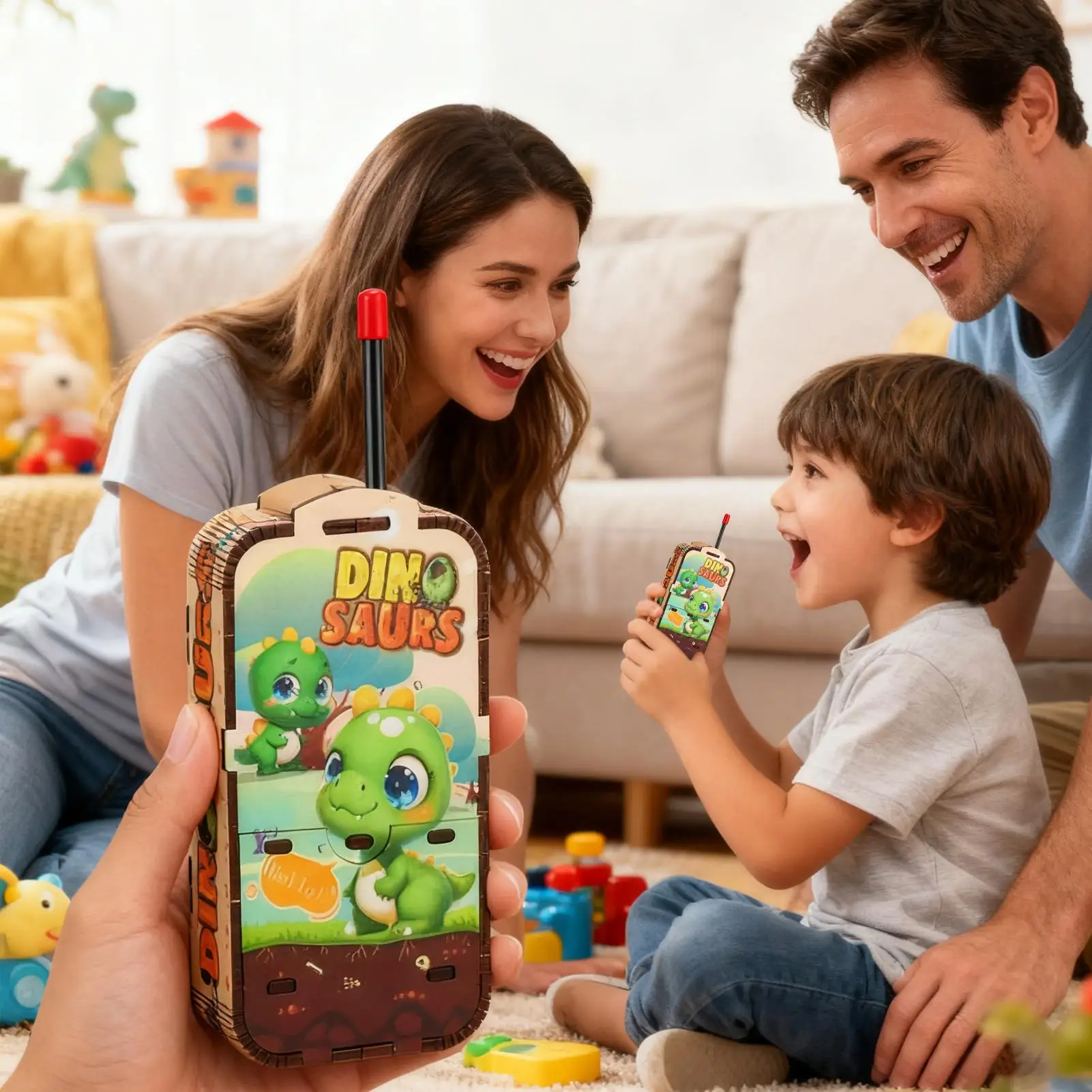 Walkie Talkies for Kids Electronic Circuits Toys Wooden Puzzles Walkie Talkies for Christmas Birthday Parties Boys Girls Adults