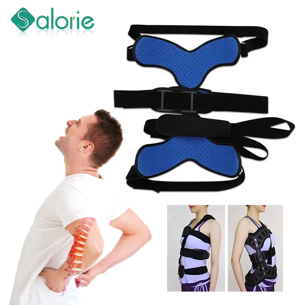 Back Brace Panel - Spinal Lumbar Support Belt for Women and Men - Waist Straps for Sciatica, Spinal Stenosis, Scoliosis Bracket