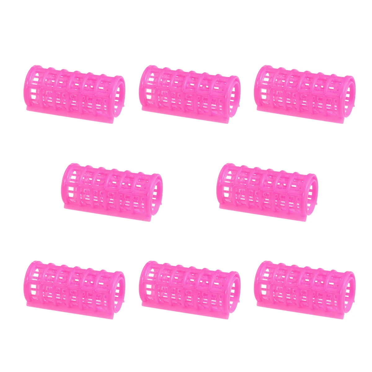 

8 Pcs Double Curly Hair Drum Self Holding Rollers for Women Layer Hairstyle Curlers