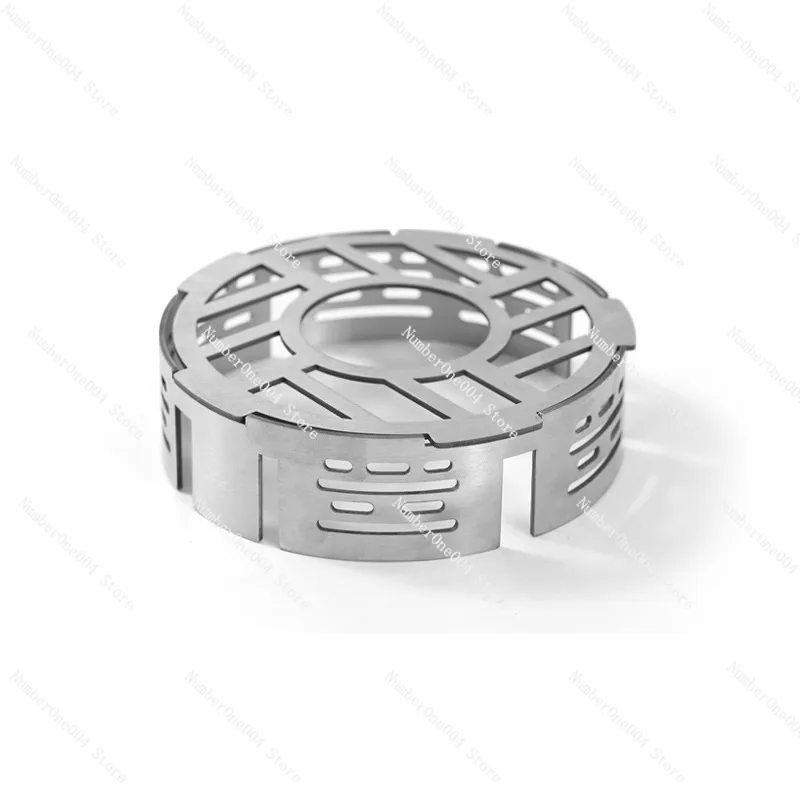 

Universal Camping Stove Wind Shield - Stainless Steel Heat Concentrator for 3/4-Arm Gas Burners, Portable Windproof Ring