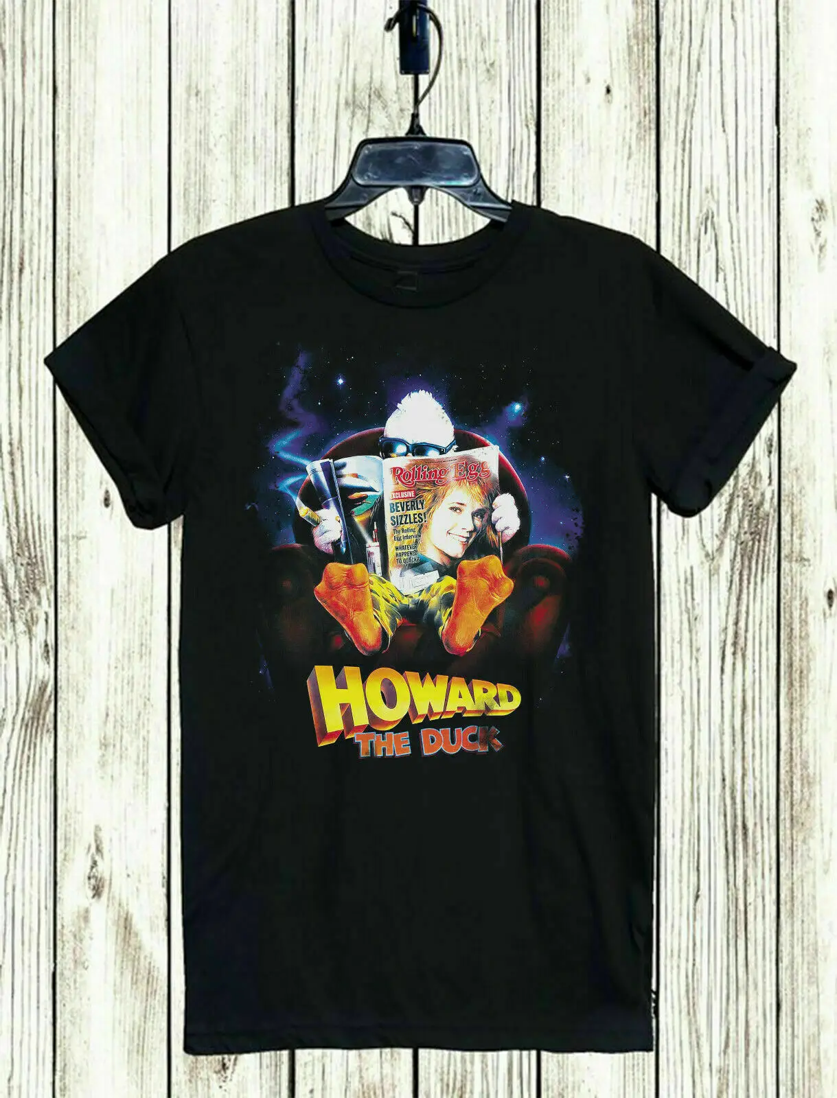 HOWARD THE DUCK T-S-5XL UNISEX MOVIE RETRO CULT COMEDY