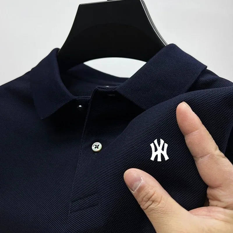 Summer 2026 New men's business short-sleeved collared POLO shirt