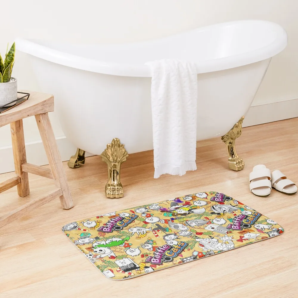

Battle Cats Bath Mat Room Carpet Household Items Bathroom And Shower Products Mat