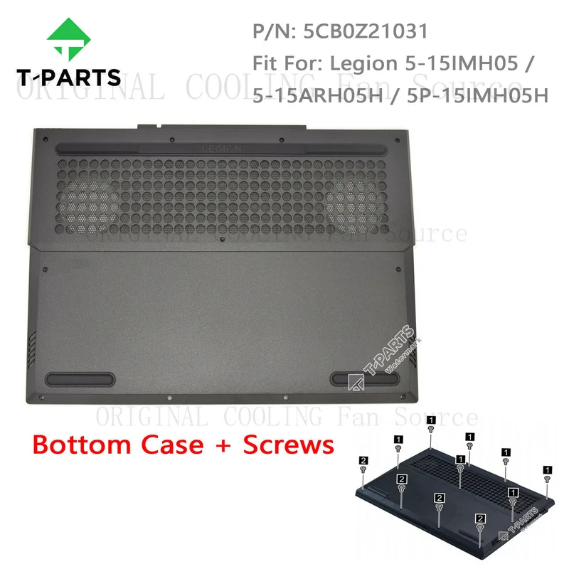 R+ 5CB0Z21031 For Lenovo Legion 5-15IMH05H 5-15ARH05H Bottom Case Base Cover Screws