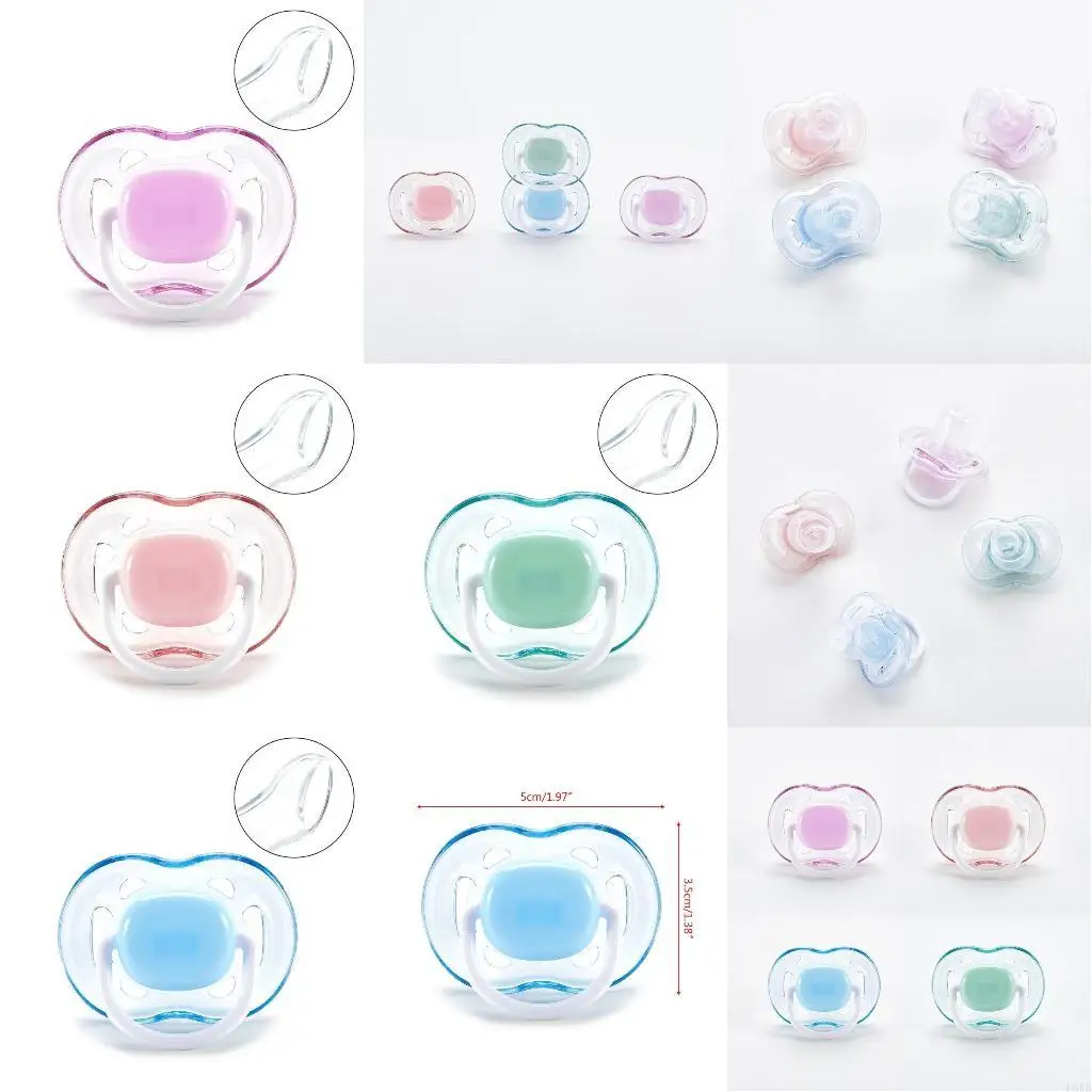 

Baby Silicone Soother Pacifier Bpa Soft Infants Teething Chewing Pacifiers Teether Nursing Accessories L8RB