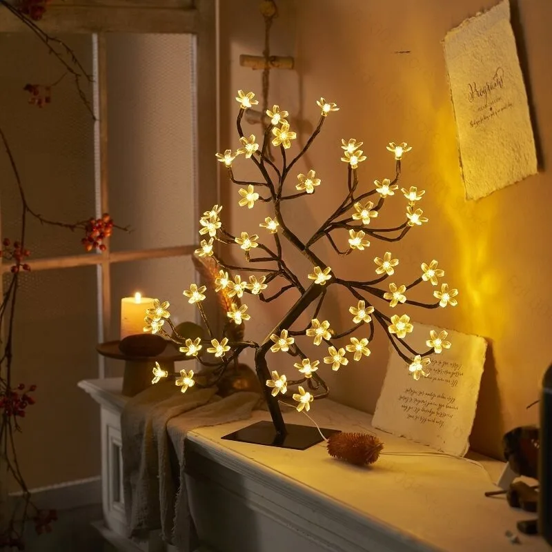 Cherry Blossom Dream Tree Cherry Blossom Dream Tree Desktop Ornament Table Lamp